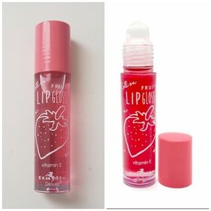 🍭7/$15 Italia Deluxe Roll-On Lip Gloss Strawberry